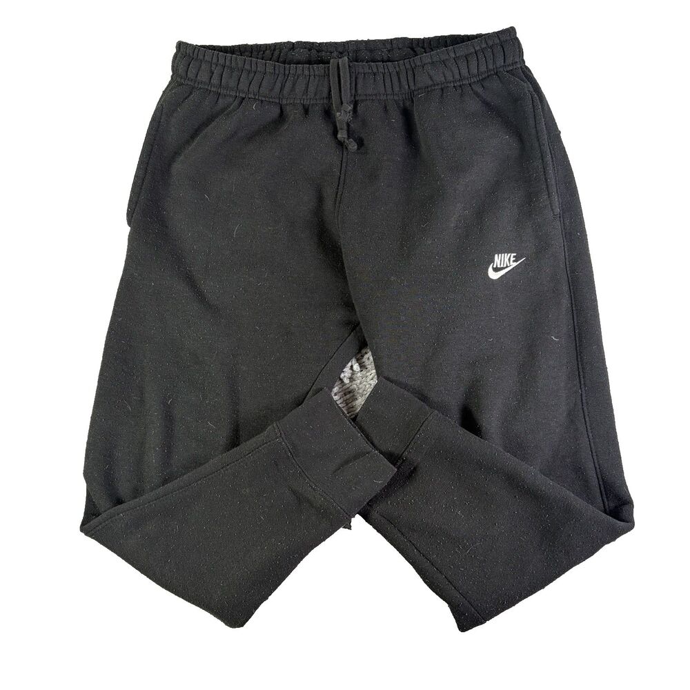 Nike Sportswear Club Fleece Sweatpants Mens Large Black Activewear Training Gym